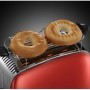 Russell Hobbs 23330-56 tostapane 2 fetta/e Nero, Rosso, Acciaio inossidabile (23330-56)