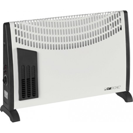 Clatronic KH 3433 Interno Nero, Bianco 2000 W Riscaldatore ambiente elettrico con ventilatore (263 562)