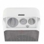 Unold 86450 stufetta elettrica Interno Grigio, Bianco 2000 W Riscaldatore ambiente elettrico con ventilatore (86450)