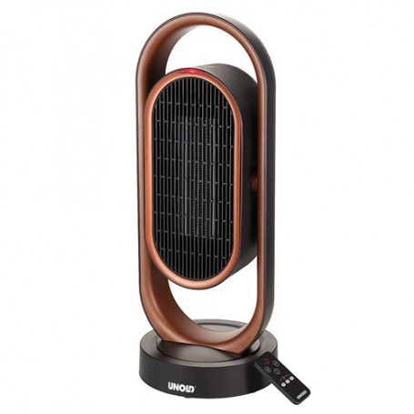Unold 86535 stufetta elettrica Interno Nero, Marrone 1800 W Riscaldatore ambiente elettrico con ventilatore (86535)