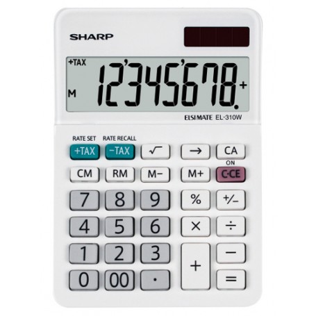 Sharp EL-310W calcolatrice Desktop Calcolatrice finanziaria Bianco (SH-EL310WB)