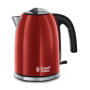 Russell Hobbs 20412-70 bollitore elettrico Nero, Rosso, Acciaio inossidabile (20412-70)