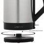 Clatronic WKS 3692 bollitore elettrico 1,5 L 2200 W Nero, Acciaio inossidabile (263833)