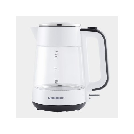 Grundig WK 5860 bollitore elettrico 1,7 L 2400 W Nero, Bianco (GMK8640)