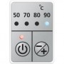 Steba WK 11 bollitore elettrico 1,7 L 2200 W Acciaio inossidabile, Bianco (43.11.00)