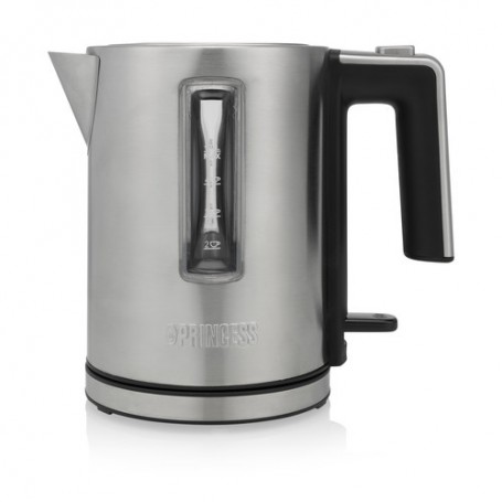 Princess 236045 bollitore elettrico 1 L 2200 W Nero, Acciaio inossidabile (01.236045.01.001)