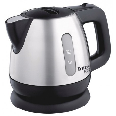 Tefal Mini BI8125 bollitore elettrico 0,8 L 2200 W Nero, Acciaio inossidabile (BI8125)