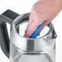 Severin WK 3477 bollitore elettrico 1,7 L 2200 W Nero, Argento, Trasparente (WK3477)