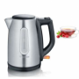 Severin WK 3469 bollitore elettrico 1 L 2200 W Nero, Acciaio inossidabile (WK 3469)