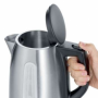 Severin WK 3469 bollitore elettrico 1 L 2200 W Nero, Acciaio inossidabile (WK 3469)