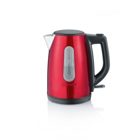 Severin WK 3417 bollitore elettrico 1 L 2200 W Nero, Rosso (WK 3417)