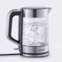 Severin WK 3420 bollitore elettrico 1,7 L 2200 W Nero, Acciaio inossidabile, Trasparente (WK 3420)