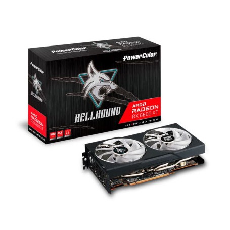 Powercolor RX 6600XT Hellhound OC 8G - 8GB GDDR6 (AXRX 6600XT 8GBD6-3DHL / OC_PROMO)
