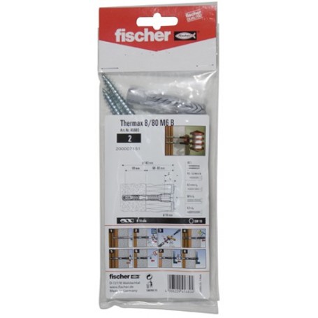 Fischer 437331 giravite e bullone 2 pz M10 Kit di viti (437331)