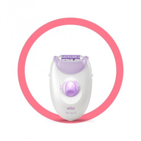 Braun Silk-épil 3 3170 20 pinzette Bianco, Viola (81711450)