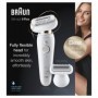 Braun Silk-épil 9 81688635 epilatore 40 pinzette Bianco, Oro (81688635)