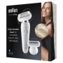 Braun Silk-épil 9 81688635 epilatore 40 pinzette Bianco, Oro (81688635)