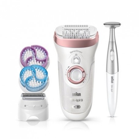 Braun Silk-épil 9 9/980 SensoSmart 40 pinzette Rose Gold, Bianco (SE 9-980)