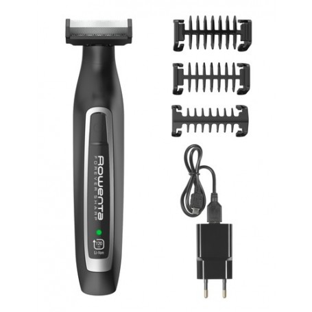 Rowenta Forever Sharp TN6000 Bagnato e secco Nero, Argento (TN6000F4)