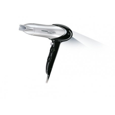 Grundig HD 6080 asciuga capelli 2200 W Nero, Argento (HD 6080)