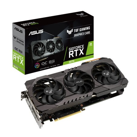 Asus TUF GeForce RTX 3070 8GB OC V2 - 3x DisplayPort / 2x HDMI - LHR (90YV0FQI-M0NA00_PROMO)
