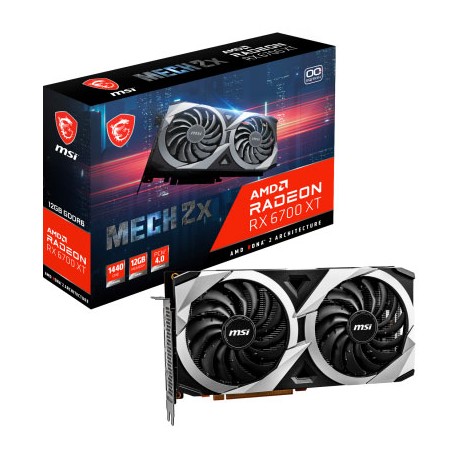 MSI Radeon RX 6700 XT MECH 2X 12G OC - 12GB GDDR6, 1x HDMI, 3x DP (V398-002R_PROMO)
