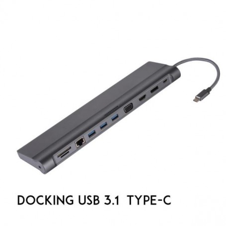 USB3.1 TYPE C/USB/SD/RJ45/DP/HDM (NLX-TC-DOCK1)