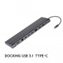 USB3.1 TYPE C/USB/SD/RJ45/DP/HDM (NLX-TC-DOCK1)