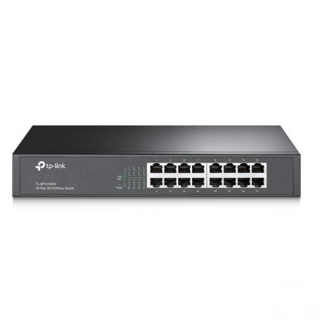 TP-LINK TL-SF1016DS switch di rete Fast Ethernet (10/100) Nero (TL-SF1016DS)