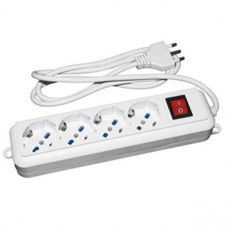 MULTIPRESA 4 PRESE ITA/SCHUKO 10/16 (NXMPW4)