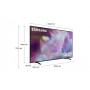Samsung Series 6 TV QLED 4K 85” QE85Q60A Smart TV Wi-Fi Black 2021 (QE85Q60AAUXXH_PROMO)