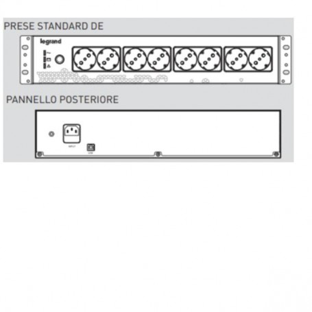 KEOR PDU  800VA 480W BIANCA SCHUKO (LG-310332)