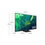 Samsung TV QLED 4K 65” QE65Q70A Smart TV Wi-Fi Titan Gray 2021 QE65Q70AATXXH (QE65Q70AATXXH_PROMO)