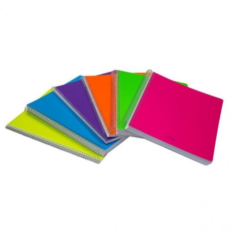 CF3 QUADERNO SPIRALE 4MM 140FF FLUO (975-4)