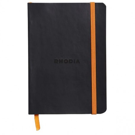 TACCUINOA5 80F - ELASTICO - NERO (117402C)