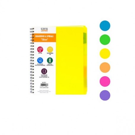 CONF6 QUADERNO  C/DIVIS 120FF 5MM (971-5A)