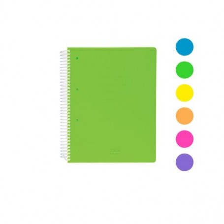 CF12 QUADERNO SPIRALE 5MM 70F FLU (974-5A)