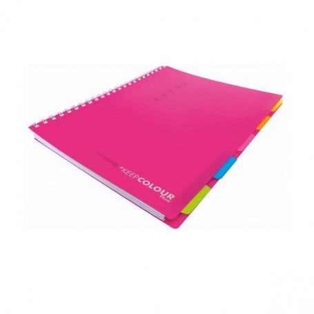 CF5 QUADERNO SPIRALATO FLUO A4  5MM (0234FLU0000)