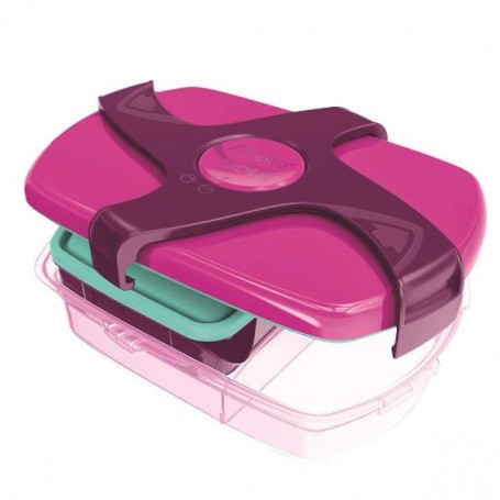 LUNCH BOX SCOMPARTI CONCEPT ROSA (870016)