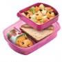 LUNCH BOX SCOMPARTI CONCEPT ROSA (870016)