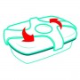 LUNCHBOX SCOMPARTI CONCEPT BLUVERDE (870017)