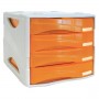 CASSETTIERA 4 CASSETTI ARANCIONE (TR15P4PAR)