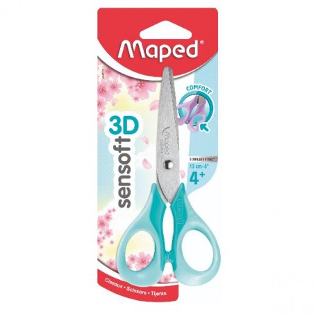 FORBICI SENSOFT 3D 13CM COL PASTEL (484213)