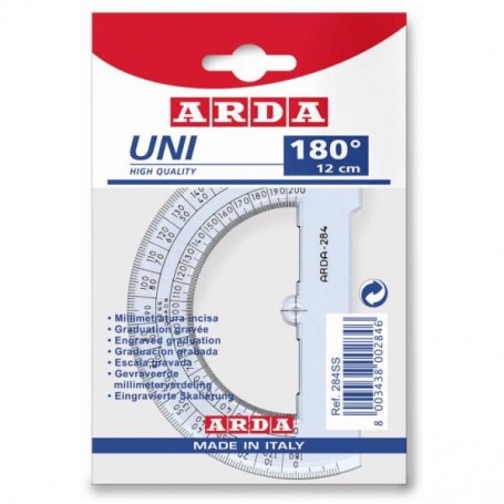 GONIOMETRO 180°12CMLINEAUNI (407SS)