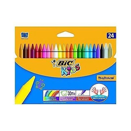 CF24PASTELLI BIC KIDS PLASTIDECOR (8297721)