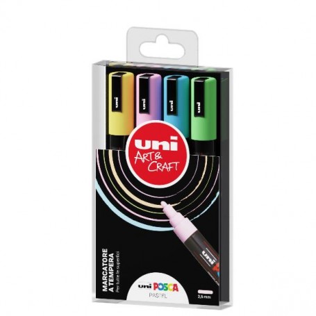 CF4 POSCA MEDIO PASTEL (MPC5MP4P)