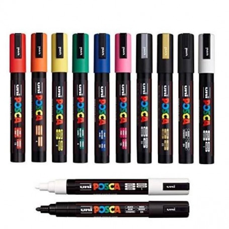 CF6 POSCA MEDIO BIANCO (MPC5MBI)