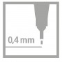 CF3STABILO POINT 88 NERO BLISTER (B-14828-10)