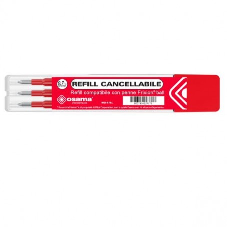 CF12 RISCRIVI REFILL GEL CANC ROSSO (OW10136R)