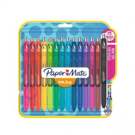 CF14INKJOY GEL ROLLER M 0.7 COL ASS (1985481)